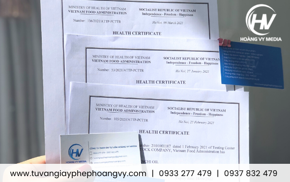 Làm giấy chứng nhận Y Tế (Health Certificate) tại miền Tây