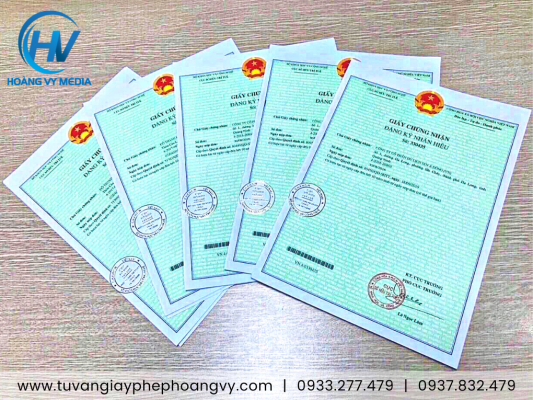 HOÀNG VY xin cấp nhanh chứng nhận đăng ký nhãn hiệu